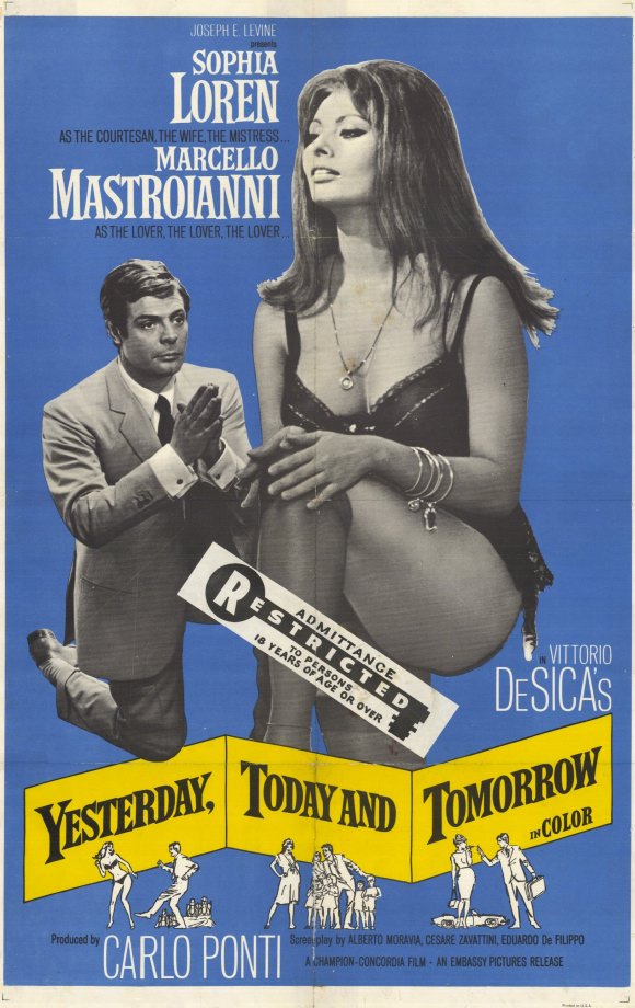 Yesterday, Today And Tomorrow (1965) - Sophia Loren  DVD